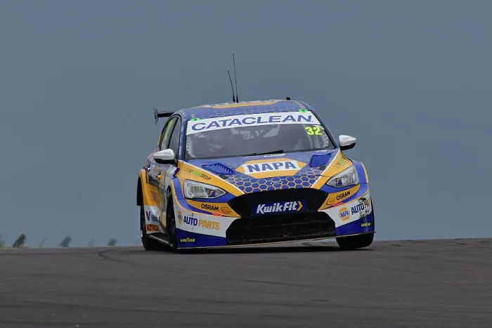 Framed Print : CJ14 6507 Daniel Rowbottom, Ford Focus ST, NAPA Racing UK