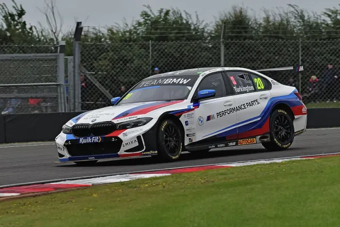 Framed Print : CJ14 6638 Colin Turkington, BMW 330e M Sport, Team BMW