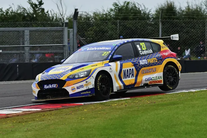Framed Print : CJ14 6649 Dan Cammish, Ford Focus ST, NAPA Racing UK