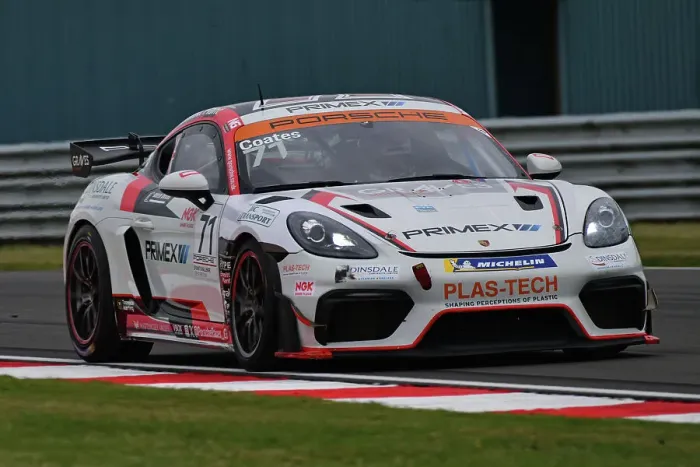 Framed Print : CJ14 6750 Max Coates, Porsche 718 Cayman GT4 RS Clubsport, Team Omologato with Graves Motorsport
