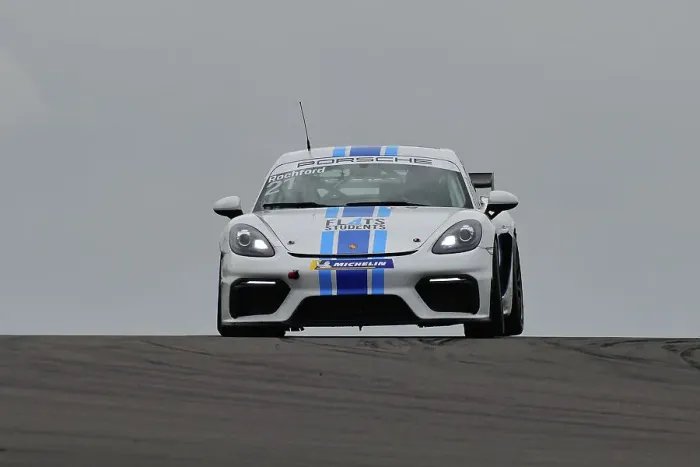 Framed Print : CJ14 6802 William Rochford, Porsche 718 Cayman GT4 Clubsport, Total Control Racing
