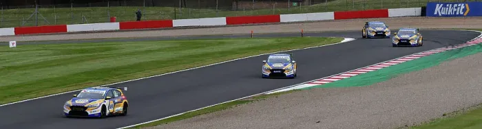 Framed Print : CJ14 7038 Ashley Sutton, Ford Focus ST, leads the NAPA Racing UK team of four cars Framed Print : CJ14 7038 Ashley Sutton, Ford Focus ST, leads the NAPA Racing UK team of four cars