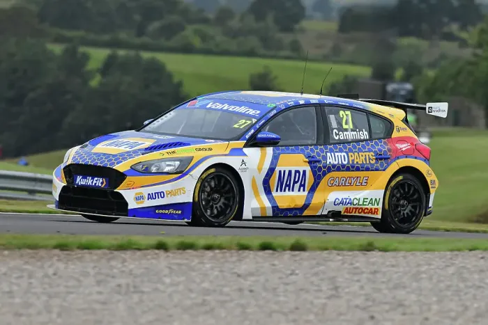 Framed Print : CJ14 7077 Dan Cammish, Ford Focus ST, NAPA Racing UK Framed Print : CJ14 7077 Dan Cammish, Ford Focus ST, NAPA Racing UK