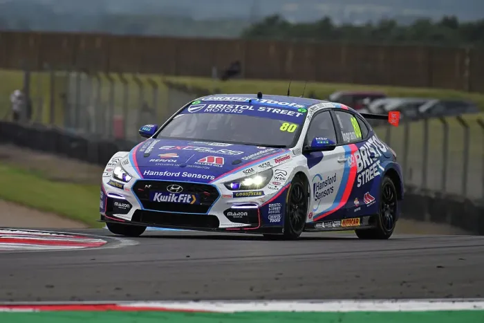 Framed Print : CJ14 7096 Tom Ingram, Hyundai i30N, Team Bristol Street Motors