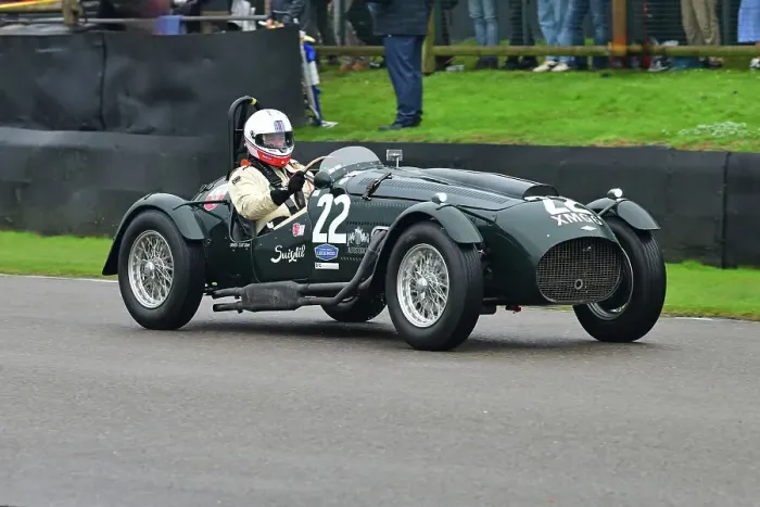 Rights Managed : CJ14 7962 Cliff Gray, Frazer Nash Le Mans replica Rights Managed : CJ14 7962 Cliff Gray, Frazer Nash Le Mans replica