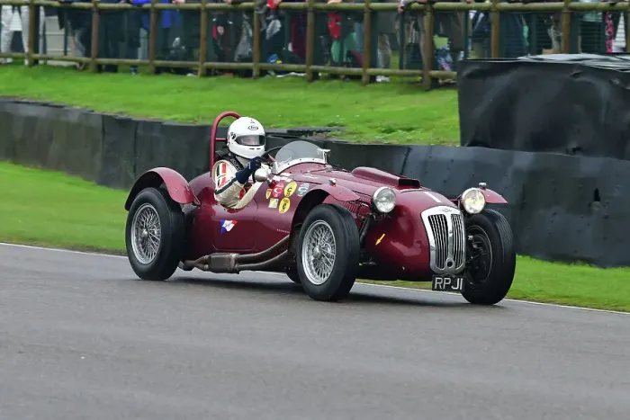 Rights Managed : CJ14 7963 John Ure, Frazer Nash Le Mans replica Rights Managed : CJ14 7963 John Ure, Frazer Nash Le Mans replica