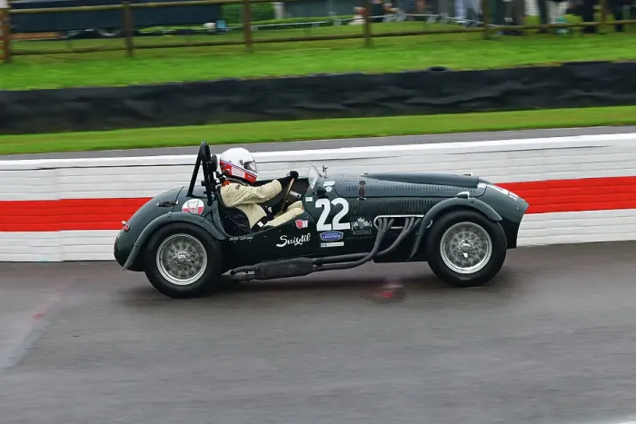 Rights Managed : CJ14 8006 Cliff Gray, Frazer Nash Le Mans replica Rights Managed : CJ14 8006 Cliff Gray, Frazer Nash Le Mans replica