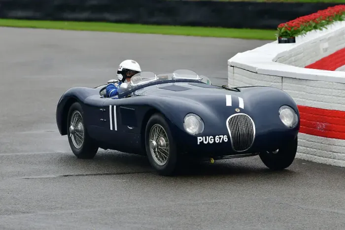 Rights Managed : CJ14 8020 Ben Cussons, Jaguar C-Type