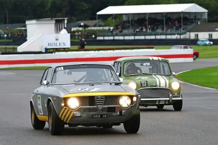 Rights Managed : CJ14 8056 Alex Furiani, Alfa Romeo Giulia Sprint GTA, Nick Swift, Morris Mini Cooper S Rights Managed : CJ14 8056 Alex Furiani, Alfa Romeo Giulia Sprint GTA, Nick Swift, Morris Mini Cooper S