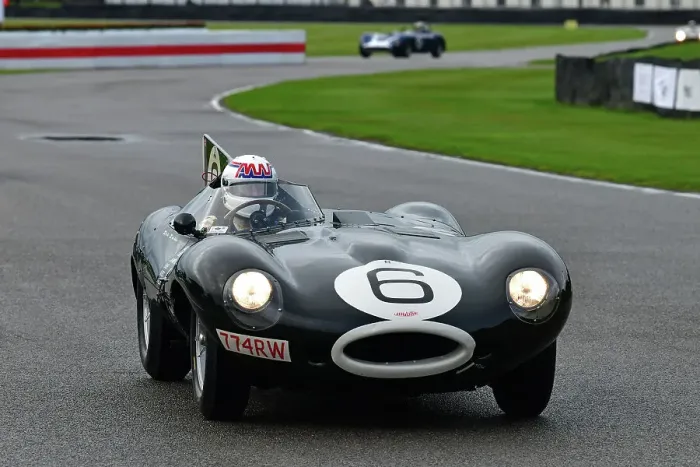 Rights Managed : CJ14 8131 Andy Wallace, Chris Ward, Jaguar D-Type Long Nose Rights Managed : CJ14 8131 Andy Wallace, Chris Ward, Jaguar D-Type Long Nose