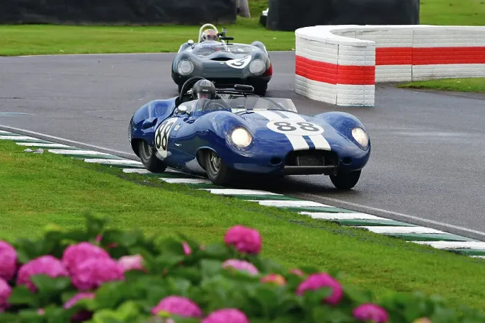 Rights Managed : CJ14 8177 Nigel Greensall, John Spiers, Lister-Jaguar Costin Rights Managed : CJ14 8177 Nigel Greensall, John Spiers, Lister-Jaguar Costin