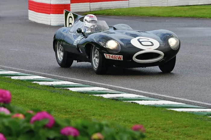Rights Managed : CJ14 8193 Andy Wallace, Chris Ward, Jaguar D-Type Long Nose Rights Managed : CJ14 8193 Andy Wallace, Chris Ward, Jaguar D-Type Long Nose
