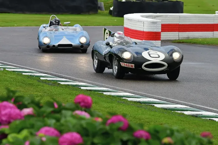Rights Managed : CJ14 8219 Andy Wallace, Chris Ward, Jaguar D-Type Long Nose Rights Managed : CJ14 8219 Andy Wallace, Chris Ward, Jaguar D-Type Long Nose