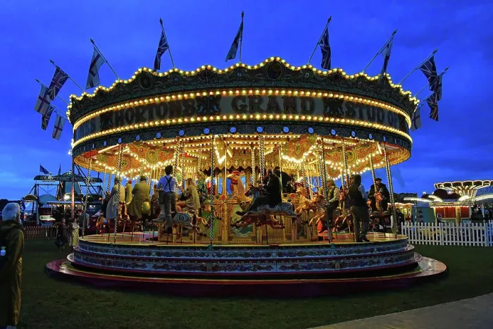 Rights Managed : CJ14 8311 Merry go round, Carousel Rights Managed : CJ14 8311 Merry go round, Carousel