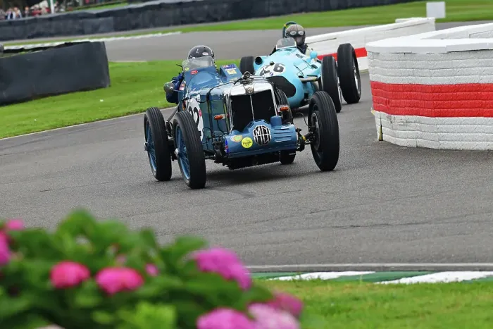 Rights Managed : CJ14 8412 John Gillett, MG K3 Rights Managed : CJ14 8412 John Gillett, MG K3