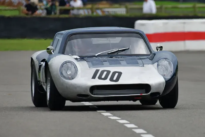 Rights Managed : CJ14_8478 Steve Soper, Afschin Fatemi, Tojeiro Ecurie Ecosse Ford.jpg