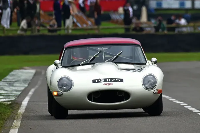 Rights Managed : CJ14_8487 Adrian Newey, Harrison Newey, Jaguar E-Type lightweight.jpg