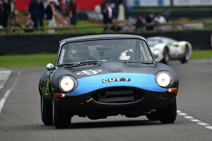 Rights Managed : CJ14_8489 Alex Brundle, Richard Kent, Jaguar E-Type FHC.jpg Rights Managed : CJ14_8489 Alex Brundle, Richard Kent, Jaguar E-Type FHC.jpg