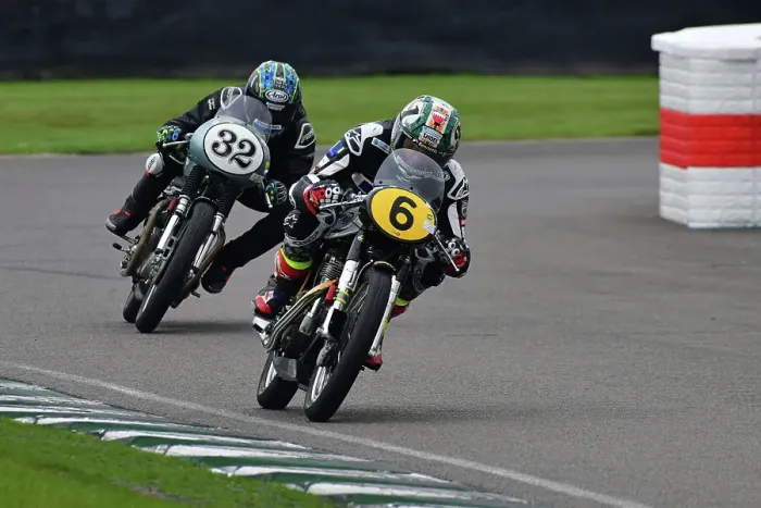Rights Managed : CJ14 8531 Barry Burrell, John McGuinness, Norton Manx Rights Managed : CJ14 8531 Barry Burrell, John McGuinness, Norton Manx