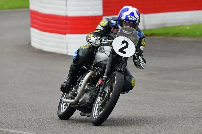 Rights Managed : CJ14 8562 Alex Williams, Iain Duffus, Triumph T110 Rights Managed : CJ14 8562 Alex Williams, Iain Duffus, Triumph T110
