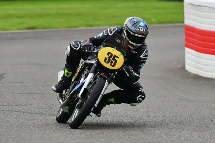 Rights Managed : CJ14 8564 Keith Bush, David Johnson, Norton Manx Rights Managed : CJ14 8564 Keith Bush, David Johnson, Norton Manx