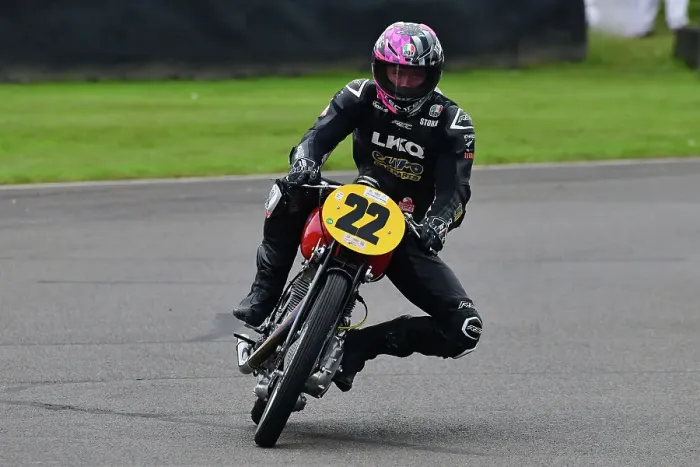 Rights Managed : CJ14 8572 Francois Fabri, Storm Stacey, Gilera San Remo Rights Managed : CJ14 8572 Francois Fabri, Storm Stacey, Gilera San Remo