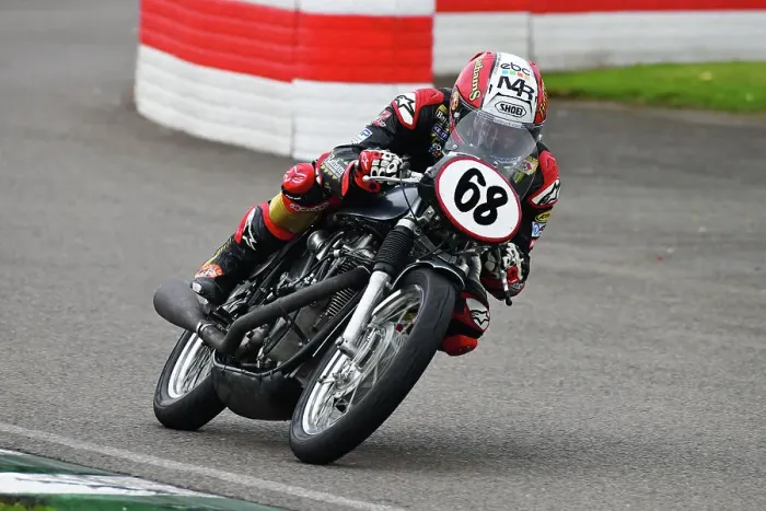 Rights Managed : CJ14 8600 Michael Russell, Michael Rutter, Norton Velocette MSS Rights Managed : CJ14 8600 Michael Russell, Michael Rutter, Norton Velocette MSS