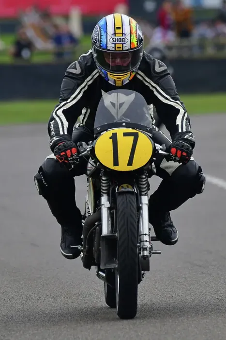 Rights Managed : CJ14 8655 Adam Child, Matchless Norton G80 CS