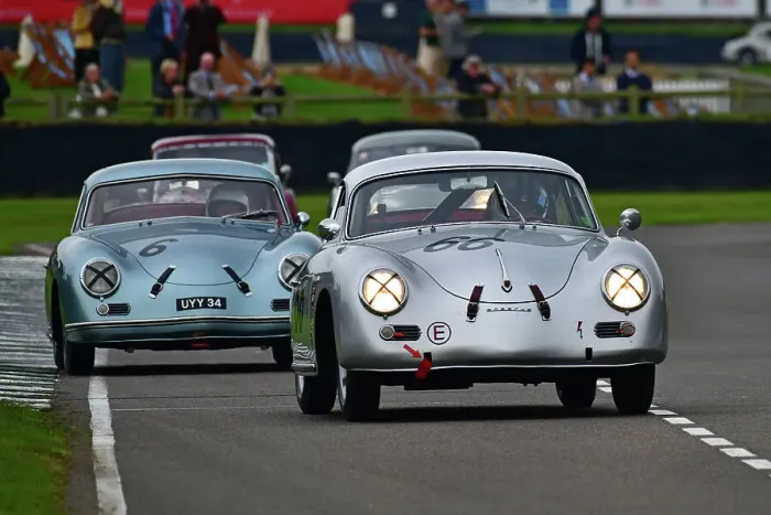 Rights Managed : CJ14 8719 Max Minshull, Porsche 356 A, Robert Barrie, Porsche 356