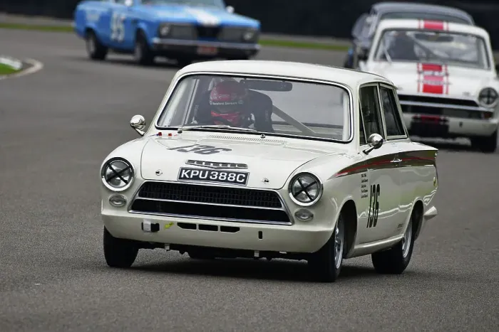 Rights Managed : CJ14 8830 Tom Ingram, Ford Lotus Cortina Mk1 Rights Managed : CJ14 8830 Tom Ingram, Ford Lotus Cortina Mk1