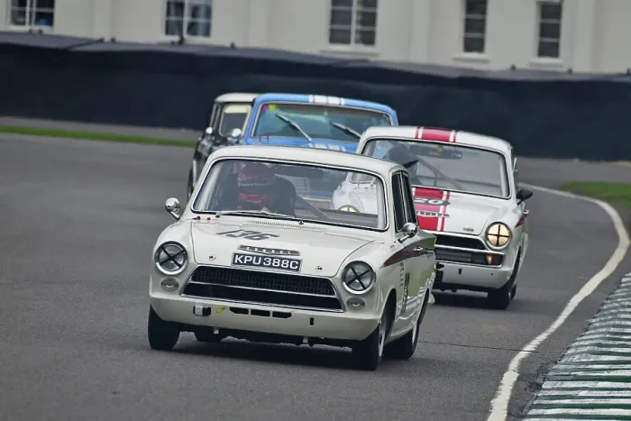 Rights Managed : CJ14 8886 Tom Ingram, Ford Lotus Cortina Mk1 Rights Managed : CJ14 8886 Tom Ingram, Ford Lotus Cortina Mk1