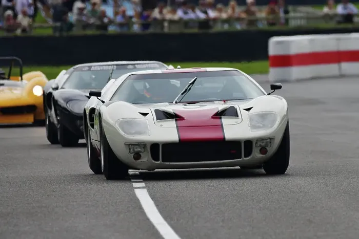 Rights Managed : CJ14 9044 Adrian Newey, Ford GT40 Rights Managed : CJ14 9044 Adrian Newey, Ford GT40