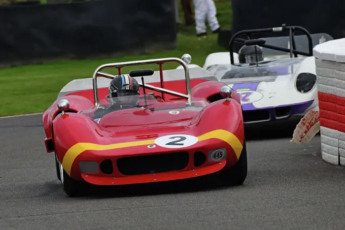 Rights Managed : CJ14 9120 Roger Wills, McLaren-Oldsmobile M1B Rights Managed : CJ14 9120 Roger Wills, McLaren-Oldsmobile M1B