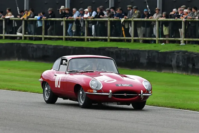 Rights Managed : CJ14 9167 Darren Turner, Patrick Blakeney-Edwards, Jaguar E-Type FHC Rights Managed : CJ14 9167 Darren Turner, Patrick Blakeney-Edwards, Jaguar E-Type FHC