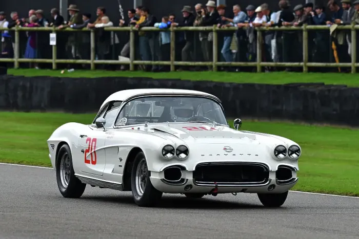 Rights Managed : CJ14 9180 Alan Letts, Peter James, Chevrolet Corvette C1 Rights Managed : CJ14 9180 Alan Letts, Peter James, Chevrolet Corvette C1