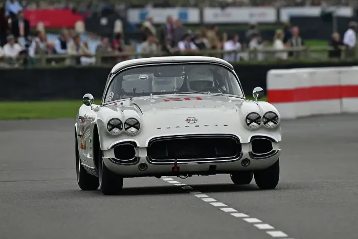 Rights Managed : CJ14 9303 Alan Letts, Peter James, Chevrolet Corvette C1 Rights Managed : CJ14 9303 Alan Letts, Peter James, Chevrolet Corvette C1