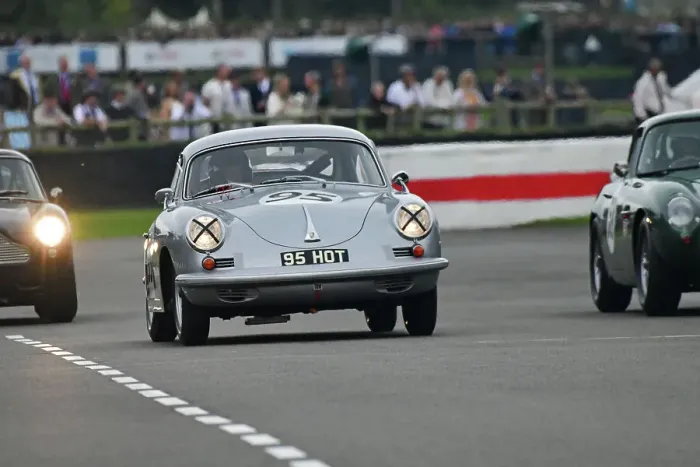 Rights Managed : CJ14 9342 Greg Audi, Tarek Mahmoud, Porsche 356 Carrera GT