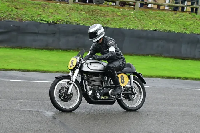 Rights Managed : CJ14 9501 Jimmy May, Josh Corner, Norton Manx Rights Managed : CJ14 9501 Jimmy May, Josh Corner, Norton Manx