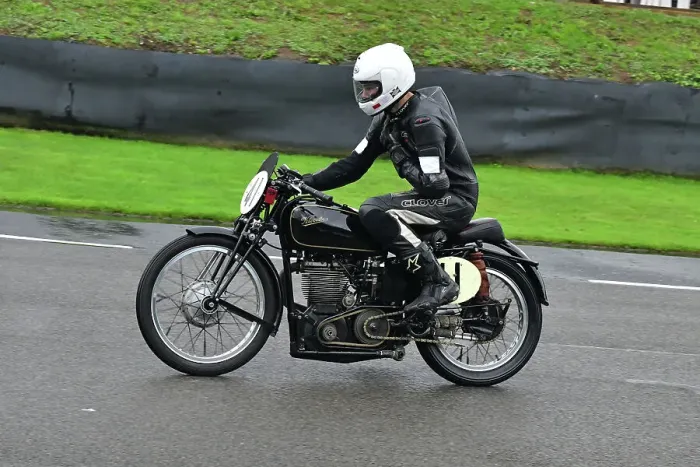 Rights Managed : CJ14 9509 Sam Rootes, Bill Swallow, Velocette MTT 500 Rights Managed : CJ14 9509 Sam Rootes, Bill Swallow, Velocette MTT 500