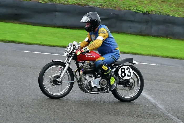 Rights Managed : CJ14 9514 Fernando Mendes, Adam McLean, Royal Enfield Meteor Rights Managed : CJ14 9514 Fernando Mendes, Adam McLean, Royal Enfield Meteor