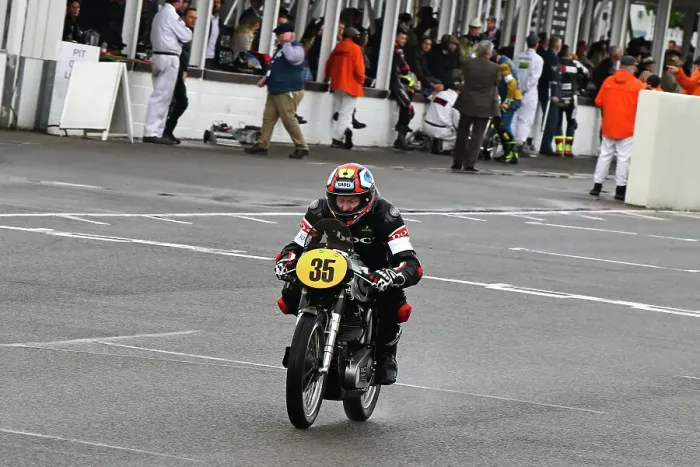 Rights Managed : CJ14 9624 Keith Bush, David Johnson, Norton Manx Rights Managed : CJ14 9624 Keith Bush, David Johnson, Norton Manx