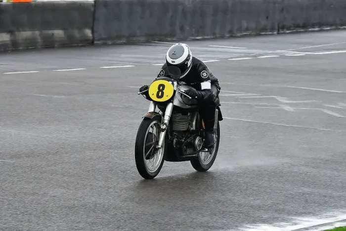 Rights Managed : CJ14 9642 Jimmy May, Josh Corner, Norton Manx Rights Managed : CJ14 9642 Jimmy May, Josh Corner, Norton Manx