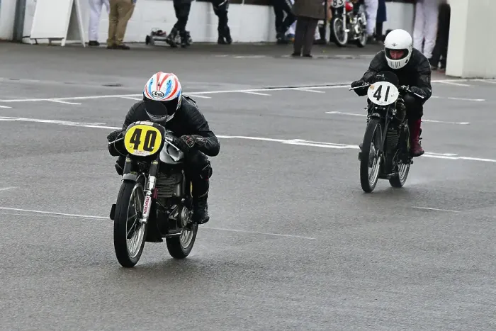 Rights Managed : CJ14 9653 Glen English, Steve Plater, Norton Manx, Sam Rootes, Bill Swallow, Velocette MTT 500 Rights Managed : CJ14 9653 Glen English, Steve Plater, Norton Manx, Sam Rootes, Bill Swallow, Velocette MTT 500