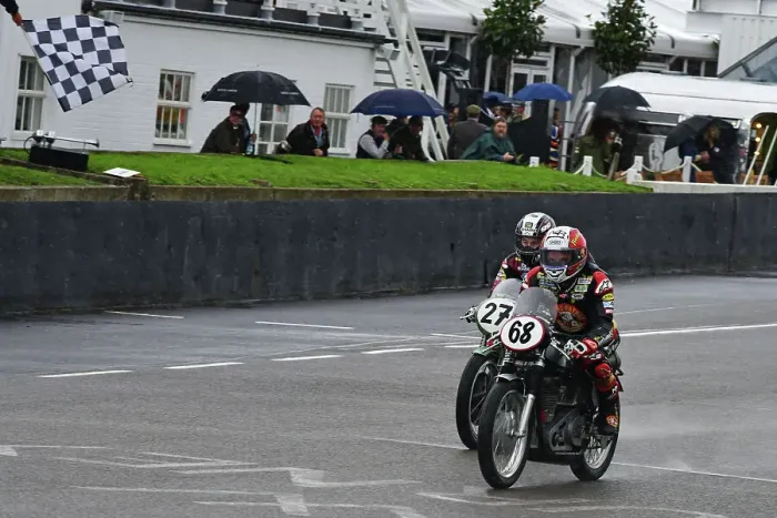 Rights Managed : CJ14 9705 Michael Russell, Michael Rutter, Norton Velocette MSS, Jeremy McWilliams, Norton Dayton Manx