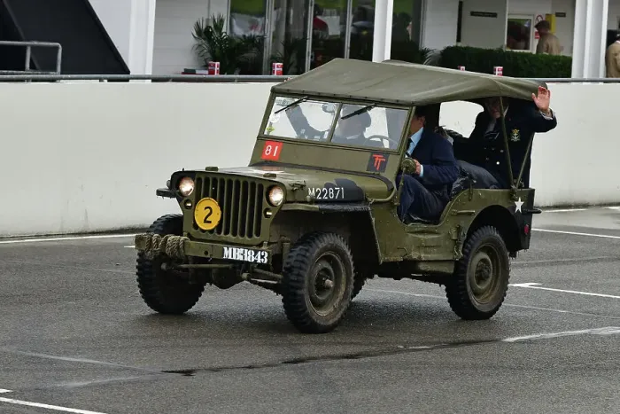 Rights Managed : CJ14 9709 British ex-military World War 2 Ford GPW Rights Managed : CJ14 9709 British ex-military World War 2 Ford GPW