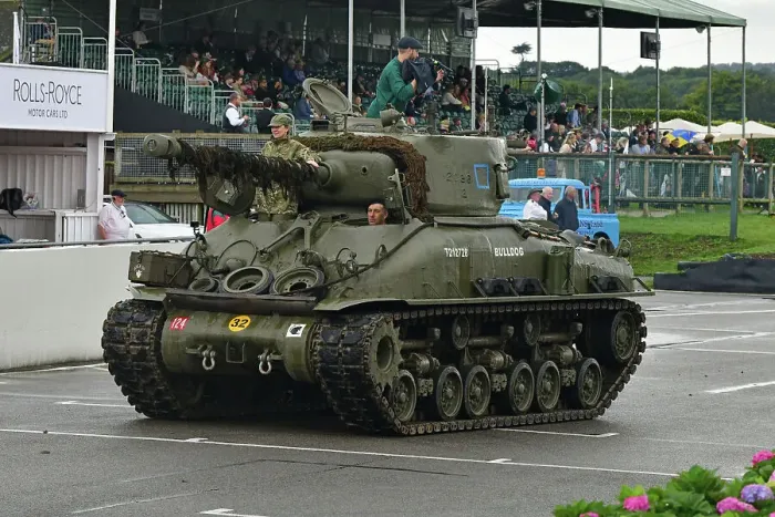 Rights Managed : CJ14 9745 Adrian Scott, Sherman Tank, Bulldog, T212728 Rights Managed : CJ14 9745 Adrian Scott, Sherman Tank, Bulldog, T212728