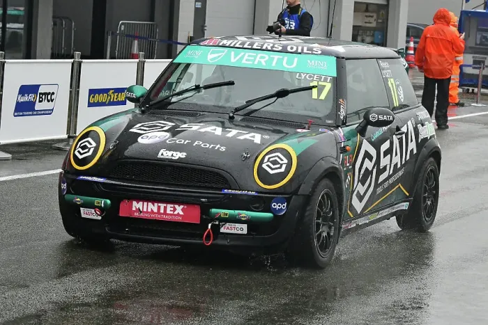 Framed Print : CJ14_9946 Reece Lycett, MINI Cooper, Chandler Motorsport.jpg