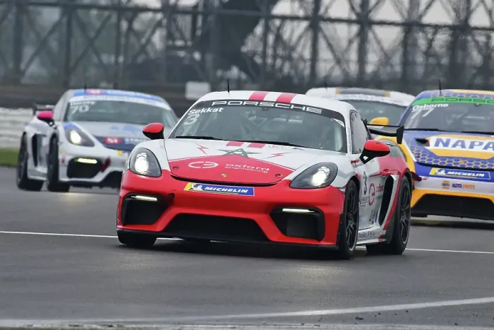 Framed Print : CJ15_1023 Karim Sekkat, Porsche 718 Cayman GT4 Clubsport, Breakell Racing.jpg