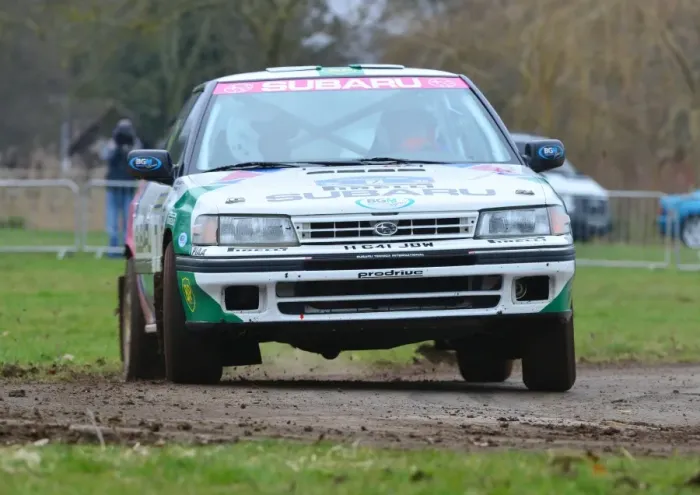 Framed Print : CJ3 0852 Ian Gwynne, Subaru Legacy