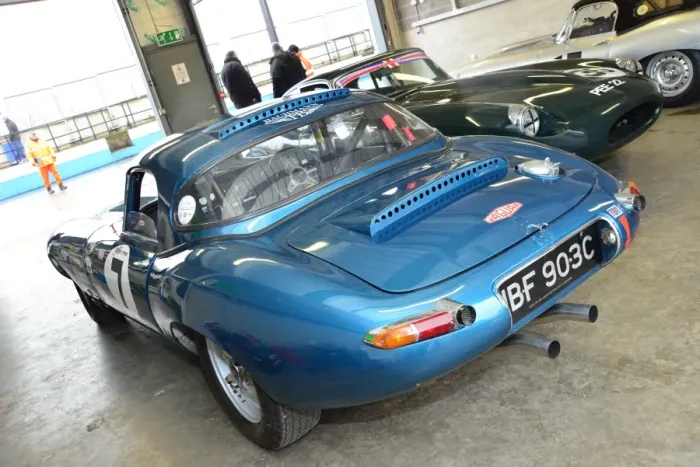 Framed Print : CJ3 0938 Robert Gate, Jaguar E-type